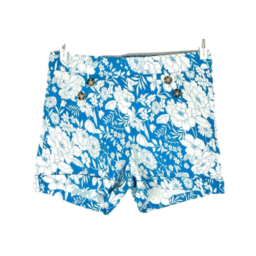 Lily Morgan blue and white shorts